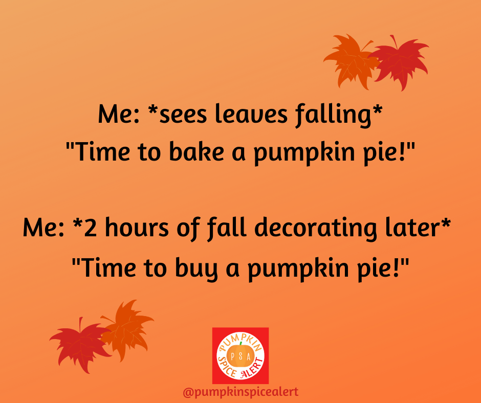 fall decorating meme