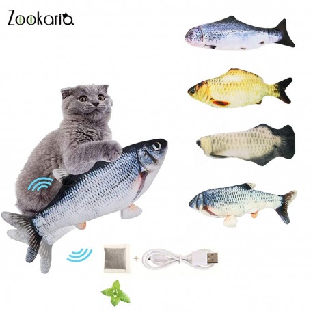 Electronic Moving Fish Cat Toy