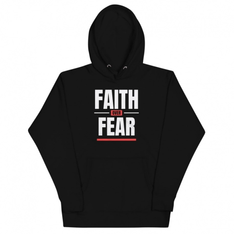 FAITH OVER FEAR UNISEX HOODIE
