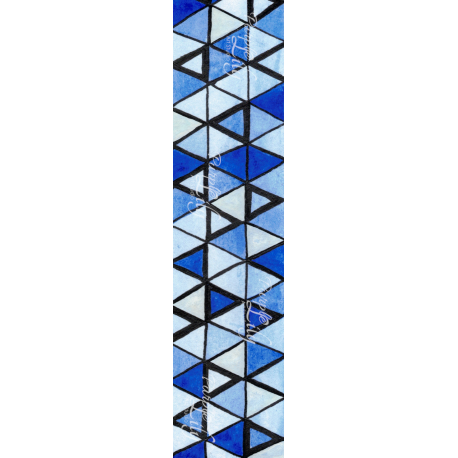 Blue Triangle Bookmark
