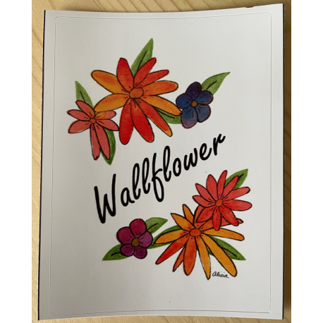 Vinyl Sticker - Wallflower