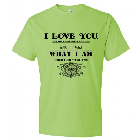 Anvil Fashion T-Shirt - I Love You...