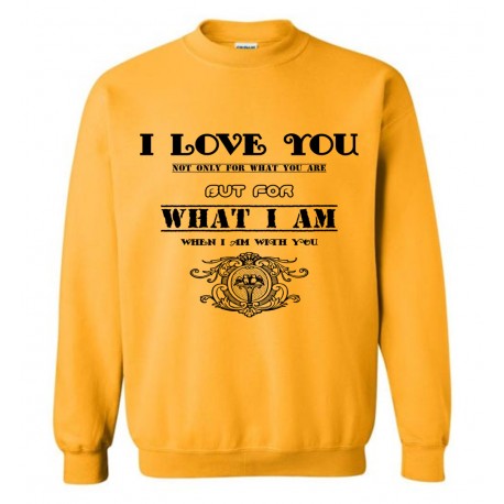 Gildan Crewneck Sweatshirt - I Love You...