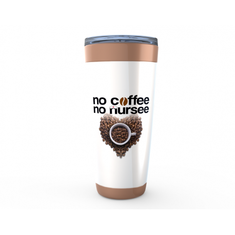 No Coffee No Nurse - Viking Tumblers Copper