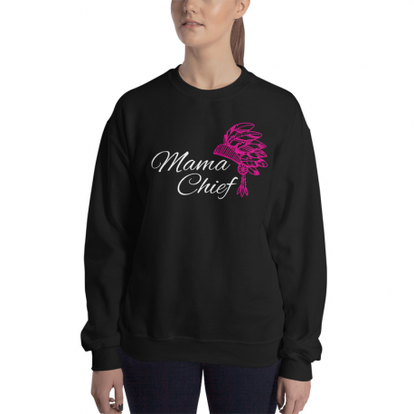 Mama Chief Woman's Unisex Sweatshirt, Sportswear, RadicalKidz Tribe Gear