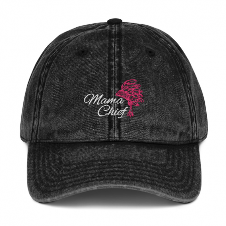Mama Chief Woman's Vintage Cotton Twill Cap