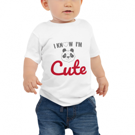 Cute Baby Unisex Jersey Short Sleeve Tee