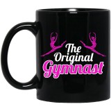 The Original Gymnast  11 oz. Black Mug