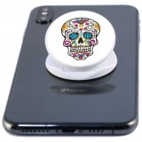White Skull  Phone Grip