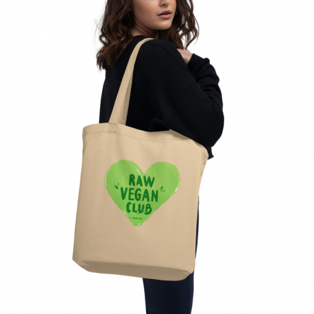 Raw Vegan Club Eco Tote Bag Oyster