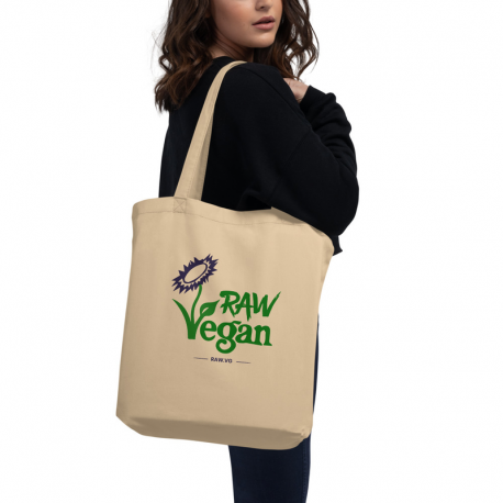 Raw Vegan Eco Tote Bag Oyster