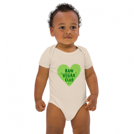 Raw Vegan Club Organic Cotton Baby Bodysuit