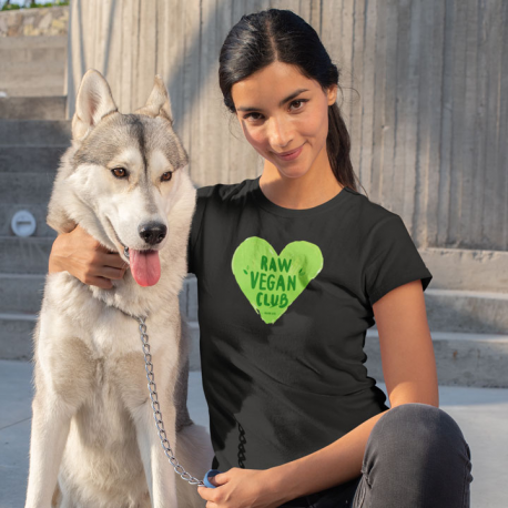 Raw Vegan Club Women’s Organic Cotton T-Shirt (Light Design)