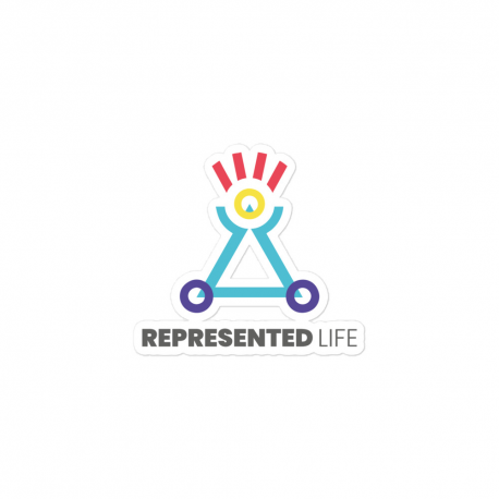 Represented Life- bubble-free stickers