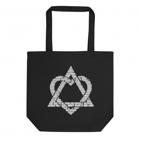 Many Hearts One Love - eco tote bag