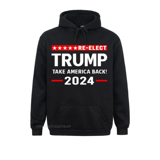 Trump 2024 Patriot Pullover Hoodie