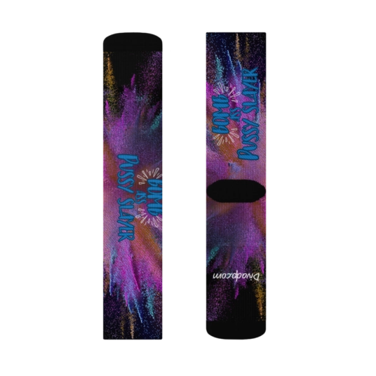 Bomb Ass Pussy Slayer Unisex Crew Socks