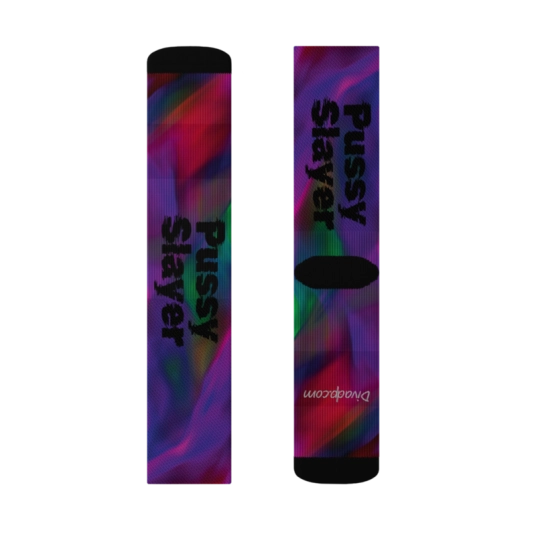 Pussy Slayer Unisex Crew Socks