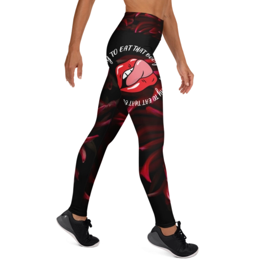 It's My Duty To Eat That Booty Black/Red Leggings