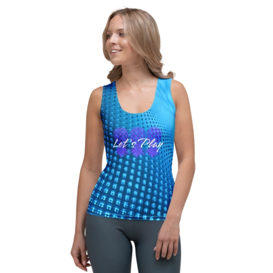 Let's Play Upside Down Pineapples On Flex Tank Top