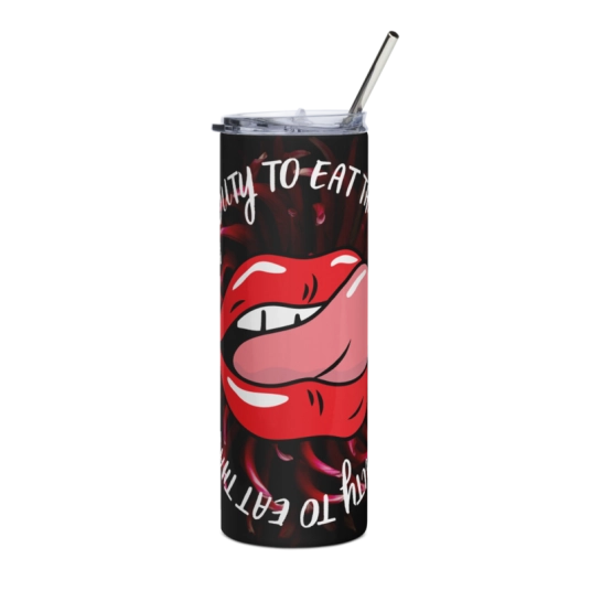 It's My Duty To Eat That Booty Black/Red Stainless Steel Tumbler