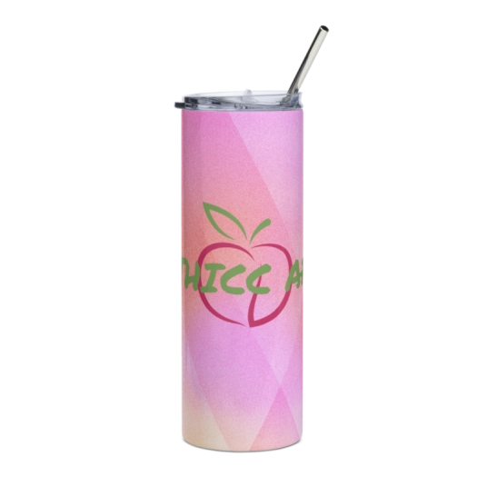 THICC AF Pink/Green Stainless Steel Tumbler