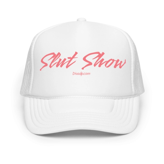 Slut Show Blushing Pink DTF On Foam Trucker Hat