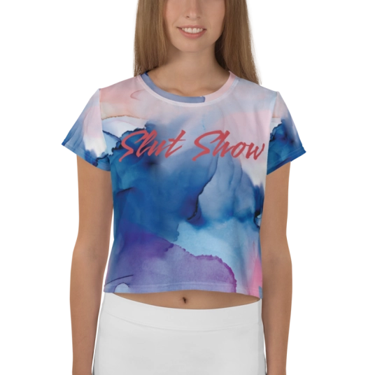 Slut Show On Crop Top