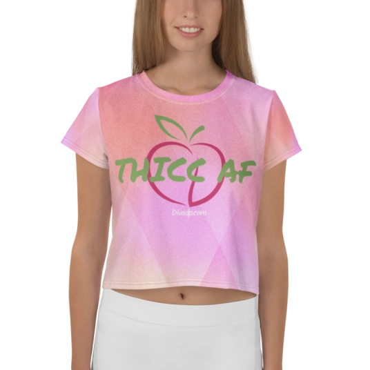 THICC AF On Crop Top