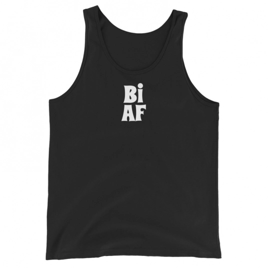 BI AF White DTG On Unisex Tank Top