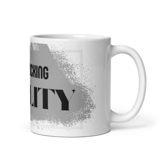 I'm A Fucking Liability On White Coffee Mug