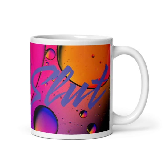 Cum Slut On White Coffee Mug