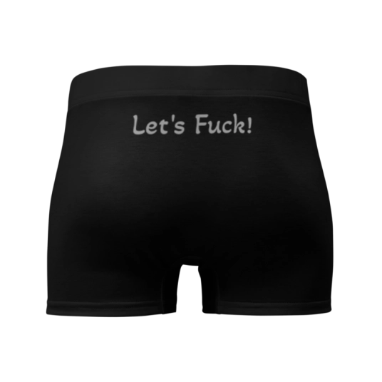 Let's Fuck Gray Boxer Briefs