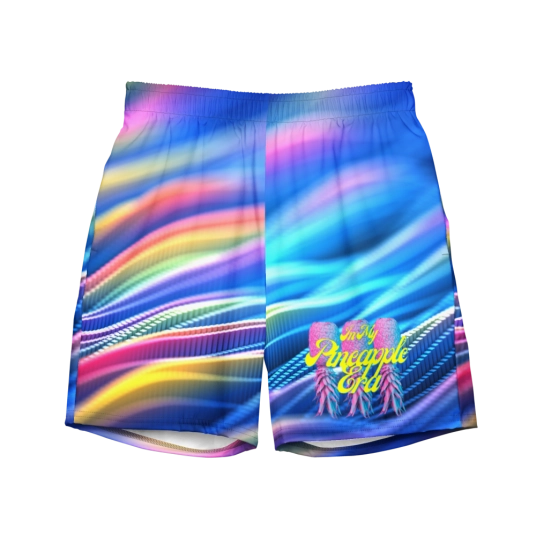 In My Pineapple Era Rainbow Swim Trunks