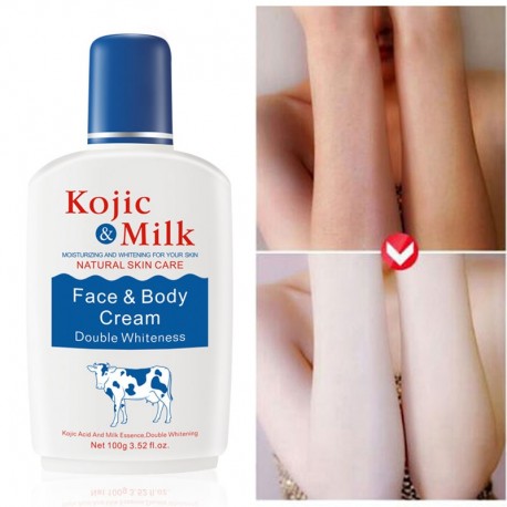 Milk bleach whitening cream