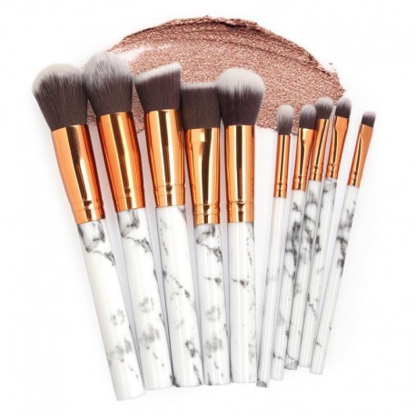 10 Pcs/Set Marbling Makeup Brushes Set 