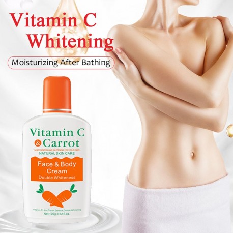 Vitamin C Carrot Bleaching Facial Body Cream 