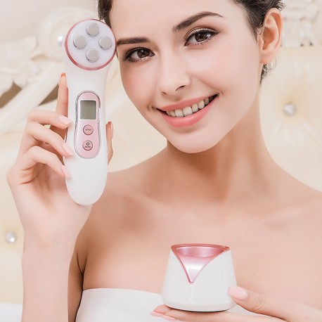 MISMON 306C Beauty Machine 5 IN 1 RF EMS LED Mesotherapy Skin Care Tool 