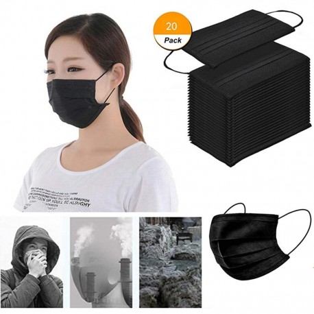 1/20pcs In Stock Face Mask Proof Protect Face Mouth Cover 