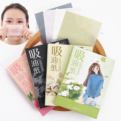 100Pcs/Box Protable Facial Absorbent Paper 