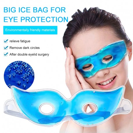 Cold Eye Mask Ice Gel Eye Fatigue Relief Reduce Dark Circles Cooling Eye Care Relaxing Sleeping Eye Gel Patches Mask TSLM1
