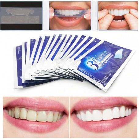 28Pcs/14Pair Gel Teeth Whitening Strips 