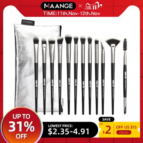 Makeup Brushes New 12pcs Eye Makeup Brushes Set With Cosmestic Bag Eyeshadow Blending  Make Up Brush For Makeup Beauty Tools Kit