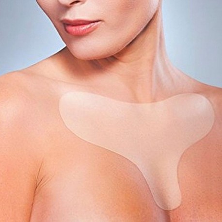 Reusable Anti Wrinkle Chest Pad Silicone Transparent Removal Patch Face Skin Care Anti Aging Breast Lifting Chest Patch Flesh