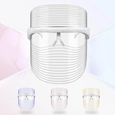 LED Light Therapy Face Mask 3 Colors Photon Instrument Anti-aging Anti Acne Wrinkle Removal Skin Tighten Beatuy SPA Treatment