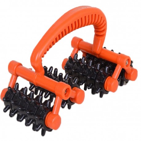 Full Body Massager with 4 Sets of Rollers Handheld Household Rolling Massager Relaxer Body Care Promote Blood Circulation