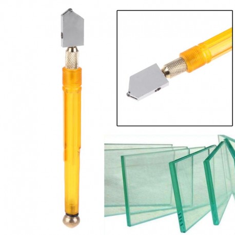 Professional Glass Cutter Tile Hard Alloy Roller Knife Diamond Glass Knife Floor Tile Cutter Roller Handheld Scraper Cutter Tool