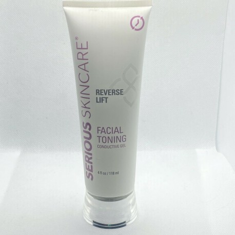 SERIOUS SKINCARE REVERSE LIFT FACIAL TONING CONDUCTIVE GEL 4 oz SEALED