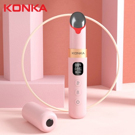 KONKA Eye Massager Sonic Vibration Eyes Facial Massager Wand for Dark Circles Puffiness and Eye Fatigue USB Rechargeable|Home Us