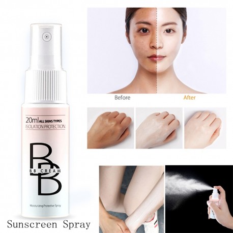 Hot 20ML Body Whitening Sunscreen Spray Moisturizing Concealer Cream BB Cream Bronzers Foundation Makeup Summer TSLM2|Creams|   